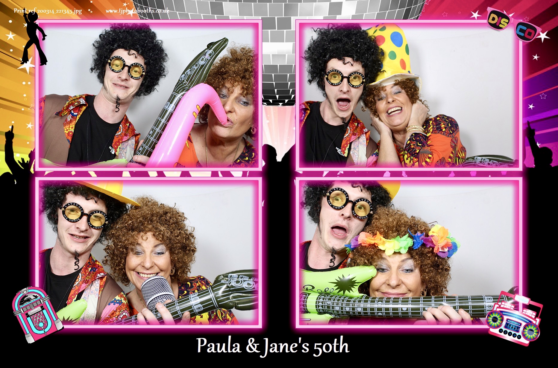 Paula & Jane's 50th | View more photos from the event at gallery.tjphotobooths.co.uk/u/TJPhotobooths/Paula-Janes-50th